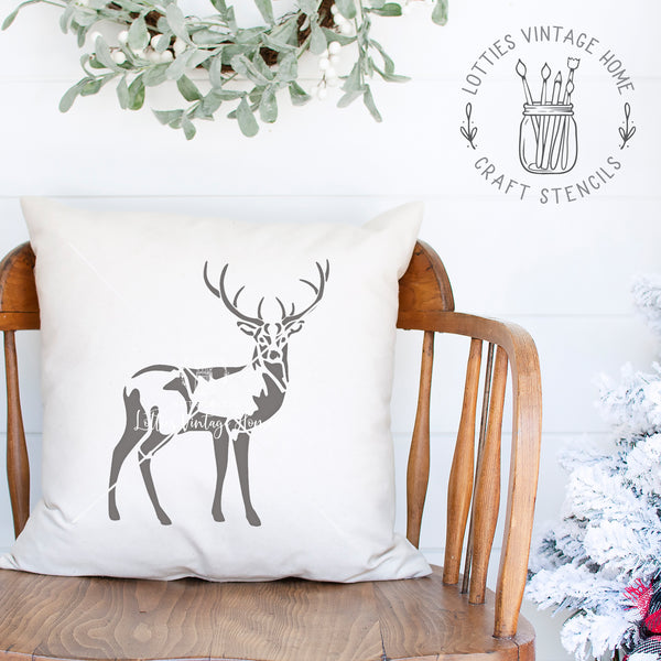 STAG A4 STENCIL – Lotties Vintage Home