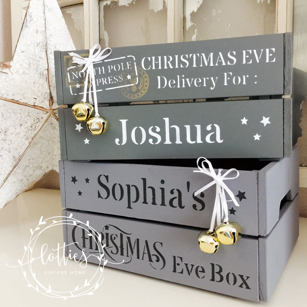 Mix and Match Christmas Eve Box Panel Stencils