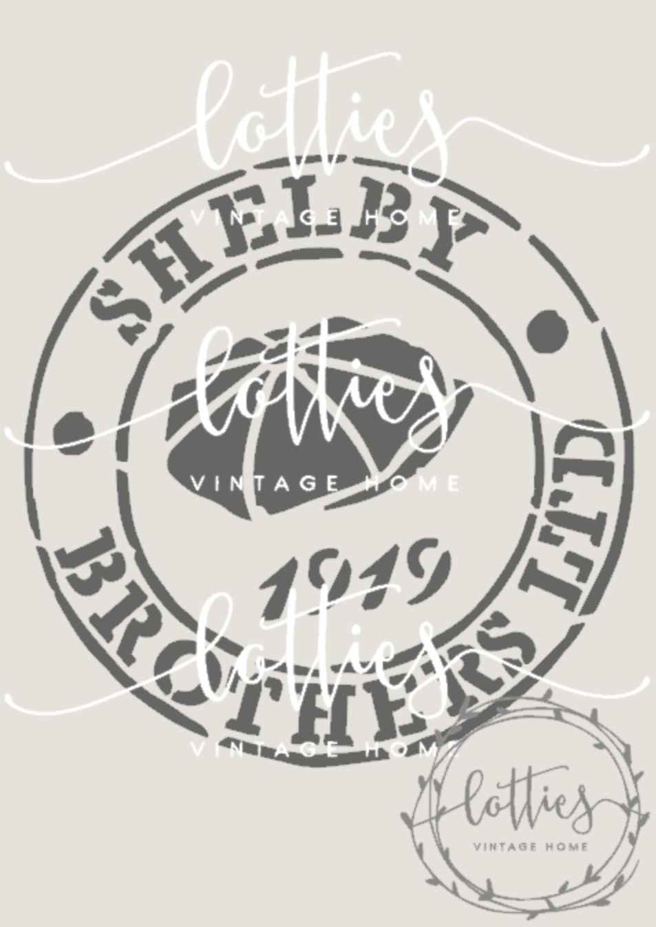SHELBY BROTHERS LTD - PEAKY BLINDERS STAMP A5 STENCIL