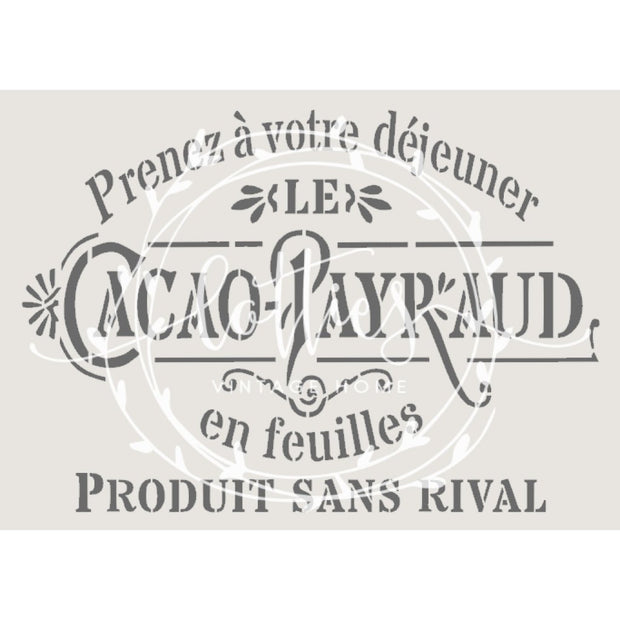 Cacao-Payraud A5 Stencil