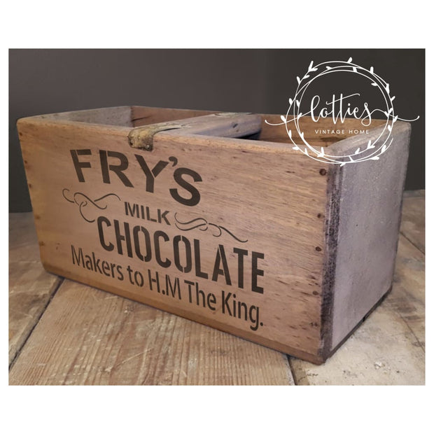 FRY’S MILK CHOCOLATE A5 STENCIL Lotties Vintage Home