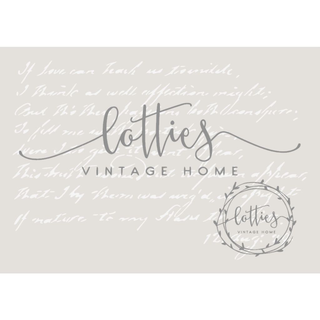 Handwriting - Love Letter A4 Stencil Lotties Vintage Home