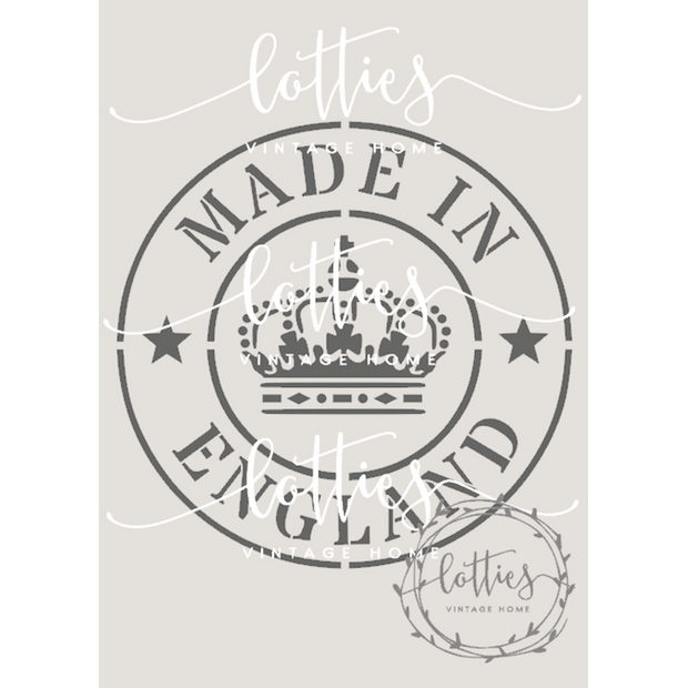 MADE IN ENGLAND A5 STENCIL