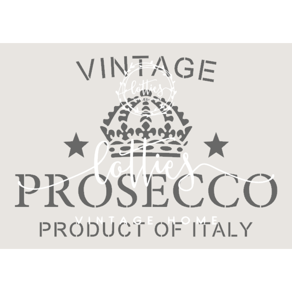 Prosecco A5 Stencil