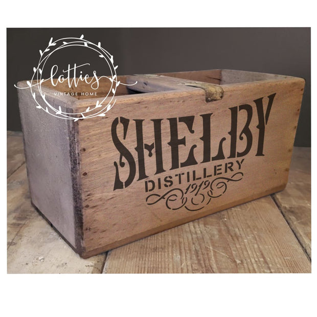 SHELBY DISTILLERY - PEAKY BLINDERS A5 STENCIL Lotties Vintage Home